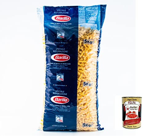 3x Pasta Barilla Fusilli Ristorante Nr. 98 italienisch Nudeln 5kg pack + Italian GOurmet polpa von Italian Gourmet E.R.