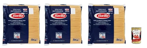 3x Pasta Barilla Linguine Ristorante Nr. 98 italienisch Nudeln 5kg pack + Italian Gourmet polpa 3x Pasta Barilla Linguine Ristorante Nr. 98 italienisch Nudeln 5kg pack + Italian Gourmet polpa von Italian Gourmet E.R.