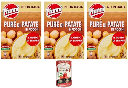 3x Pfanni , Kartoffelflockenpüree, Fertig in 5 Minuten, 300 g+ Italian Gourmet pelati 400gr von Italian Gourmet E.R.