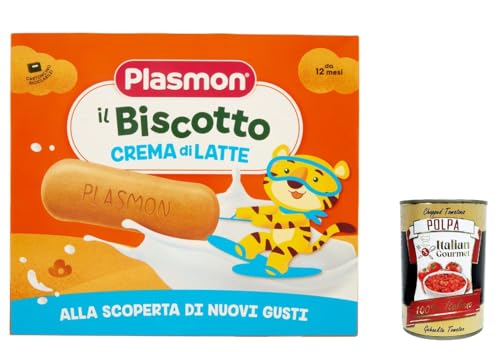 3x Plasmon Biscotto con crema al latte 12m+ 320 g + Italian Gourmet polpa 400g von Italian Gourmet E.R.