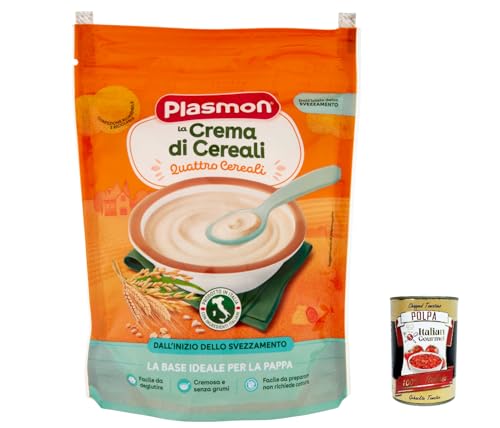3x Plasmon Crema di Cereali Quattro Cereali 200g + Italian Goumet polpa 400g von Italian Gourmet E.R.