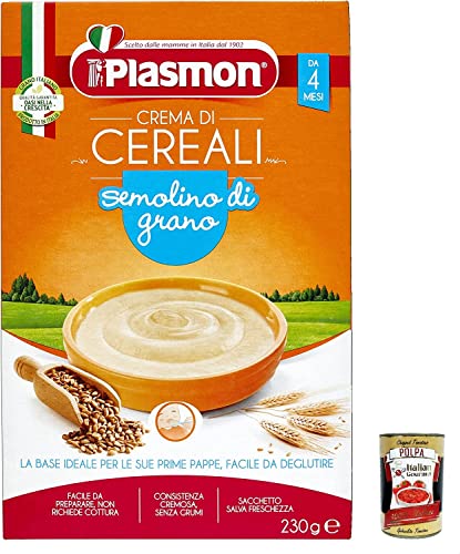 3x Plasmon Crema di Cereali Semolino di grano 230g + Italian Gourmet polpa 400g von Italian Gourmet E.R.