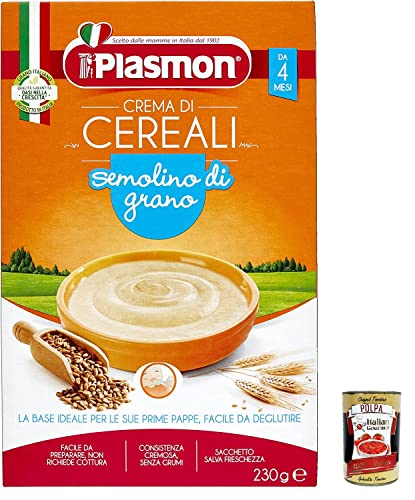 3x Plasmon Crema di Cereali Semolino di grano 230g + Italian Gourmet polpa 400g 3x Plasmon Crema di Cereali Semolino di grano 230g + Italian Gourmet polpa 400g von Italian Gourmet E.R.