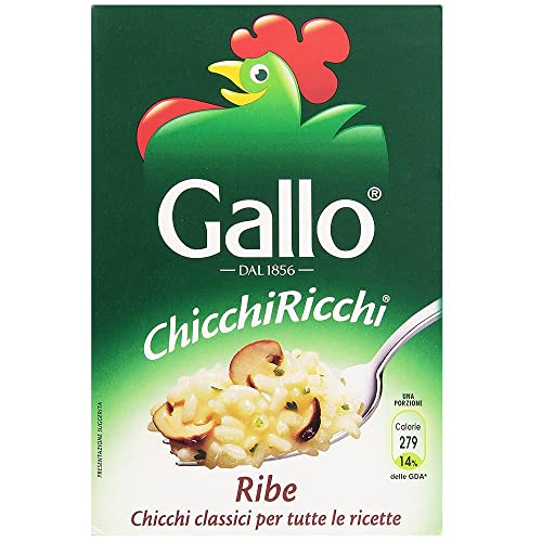 3x Riso Gallo Chicchi Ricchi Ribe superfeiner Reis 500 g Italienisch Parboiled von Italian Gourmet E.R.