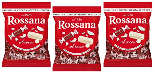 3x Rossana al Cocco Caramelle Candies Bonbon Lollies Hartbonbons mit cremiger Füllung auf Basis von Milch und Kokosnuss 150g Beutel + Italian Gourmet Polpa di Pomodoro 400g Dose 3x Rossana al Cocco Caramelle Candies Bonbon Lollies Hartbonbons mit cremiger Füllung auf Basis von Milch und Kokosnuss 150g Beutel + Italian Gourmet Polpa di Pomodoro 400g Dose von Italian Gourmet E.R.