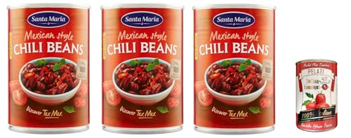 3x Santa Maria Mexikanische Bohnen 410gr+ Italian Gourmet pelati 400gr 3x Santa Maria Mexikanische Bohnen 410gr+ Italian Gourmet pelati 400gr von Italian Gourmet E.R.