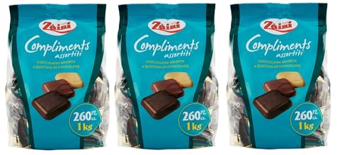 3x Zaini Compliments SORTIERTE KOMPLIMENTE SCHOKOLADEN 1 KG+ Italian Gourmet polpa 400g von Italian Gourmet E.R.