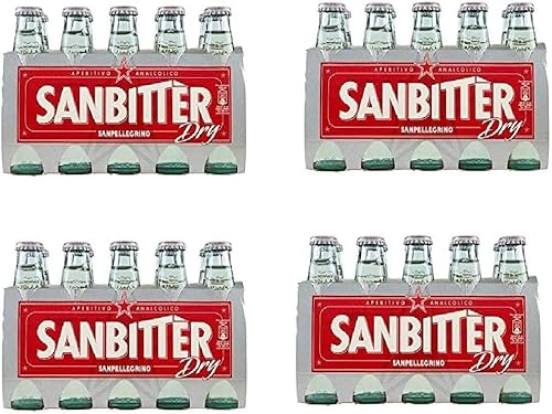 40x Sanbittèr weiss dry 100 ml Aperitif Sanbitter Klassisch Italienisch von Italian Gourmet E.R.