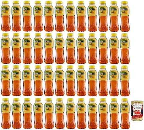 48x FUZE TEA Limone Eistee, Zitrone Schwarzer Tee mit einer Zitronengras Note,Erfrischungsgetränk,Alkoholfrei,Einweg-PET-Flasche 400ml + Italian Gourmet Polpa di Pomodoro 400g Dose 48x FUZE TEA Limone Eistee, Zitrone Schwarzer Tee mit einer Zitronengras Note,Erfrischungsgetränk,Alkoholfrei,Einweg-PET-Flasche 400ml + Italian Gourmet Polpa di Pomodoro 400g Dose von Italian Gourmet E.R.
