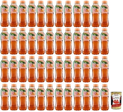 48x FUZE TEA Pesca,Schwarzer Tee Pfirsich- und Rosen Eistee,Erfrischungsgetränk,Alkoholfrei,Einweg-PET-Flasche 400ml + Italian Gourmet Polpa di Pomodoro 400g Dose 48x FUZE TEA Pesca,Schwarzer Tee Pfirsich- und Rosen Eistee,Erfrischungsgetränk,Alkoholfrei,Einweg-PET-Flasche 400ml + Italian Gourmet Polpa di Pomodoro 400g Dose von Italian Gourmet E.R.