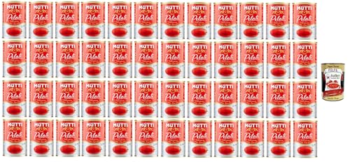 48x Mutti Pomodori Pelati Geschälte Tomaten 100 % italienische Tomaten 400g Dose Tomaten Sauce + Italian Gourmet polpa 400g 48x Mutti Pomodori Pelati Geschälte Tomaten 100 % italienische Tomaten 400g Dose Tomaten Sauce + Italian Gourmet polpa 400g von Italian Gourmet E.R.