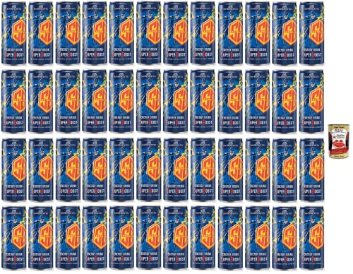 48x San Benedetto Energy Drink Super Boost,Energiegetränk mit Taurin, Koffein und B-Vitaminen,250ml Einwegdose + Italian Gourmet Polpa di Pomodoro 400g Dose 48x San Benedetto Energy Drink Super Boost,Energiegetränk mit Taurin, Koffein und B-Vitaminen,250ml Einwegdose + Italian Gourmet Polpa di Pomodoro 400g Dose von Italian Gourmet E.R.