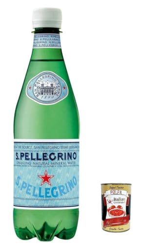 48x San Pellegrino Wasser Mineralwasser in der Flasche 50 cl + Italian Gourmet Polpa 400 g von Italian Gourmet E.R.