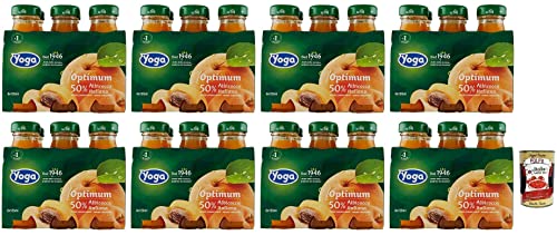 48x Yoga Optimum Albicocca,Glutenfrei Aprikose Fruchtsaft,Erfrischendes Getränk,Einweg-Glasflasche 125ml + Italian Gourmet Polpa di Pomodoro 400g Dose 48x Yoga Optimum Albicocca,Glutenfrei Aprikose Fruchtsaft,Erfrischendes Getränk,Einweg-Glasflasche 125ml + Italian Gourmet Polpa di Pomodoro 400g Dose von Italian Gourmet E.R.
