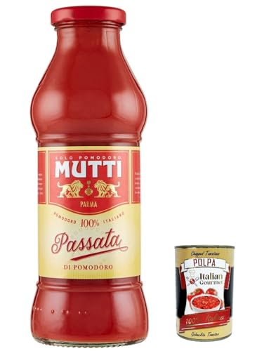 4x Mutti Passata di Pomodoro Tomatenpaste Tomaten sauce 100% Italienisch 400g + Italian Gourmet polpa 400g 4x Mutti Passata di Pomodoro Tomatenpaste Tomaten sauce 100% Italienisch 400g + Italian Gourmet polpa 400g von Italian Gourmet E.R.