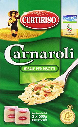 5x Curtiriso Riso Carnaroli,100% Italienischer Reis, Ideal für Risottos,Kochzeit 15 Minuten,Packung mit 1Kg + Italian Gourmet Polpa di Pomodoro 400g Dose von Italian Gourmet E.R.