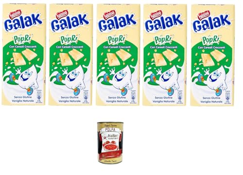 5x Galak PoPri' Weiße Schokolade mit Getreide, 90g+ Italian Gourmet polpa 400g von Italian Gourmet E.R.