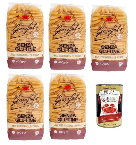 5x Garofalo Gnocco sardo 400 g Senza Glutine Glutin free, glutenfrei Pasta Noodles + Italian Gourmet Polpa 400 g von Italian Gourmet E.R.