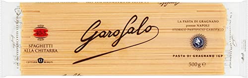 5x Garofalo Pasta di Gragnano IGP Spaghetti alla Chitarra N° 40-3 Hartweizengrieß Pasta Neapolitanische Pasta Packung mit 500g von Italian Gourmet E.R.