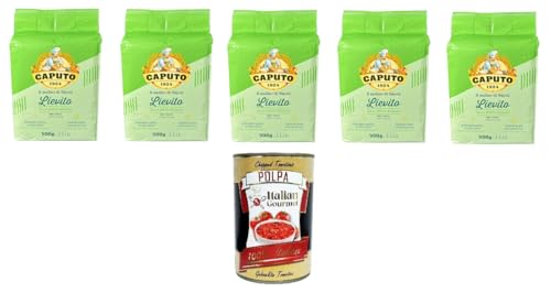 5x MULINO CAPUTO TROCKENHEFE 100% ITALIENISCH 500 GR.+ Italian Gourmet polpa 400g von Italian Gourmet E.R.