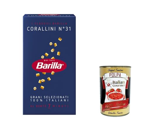 5x Pasta Corallini Nr. 31 italienisch Nudeln 500 g pack + Italian Gourmet polpa 400g 5x Pasta Corallini Nr. 31 italienisch Nudeln 500 g pack + Italian Gourmet polpa 400g von Italian Gourmet E.R.