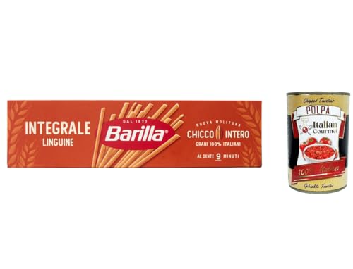 5x Pasta Barilla Linguine Integrali Vollkorn italienisch Nudeln 500 g pack + Italian Gourmet polpa 400g von Italian Gourmet E.R.