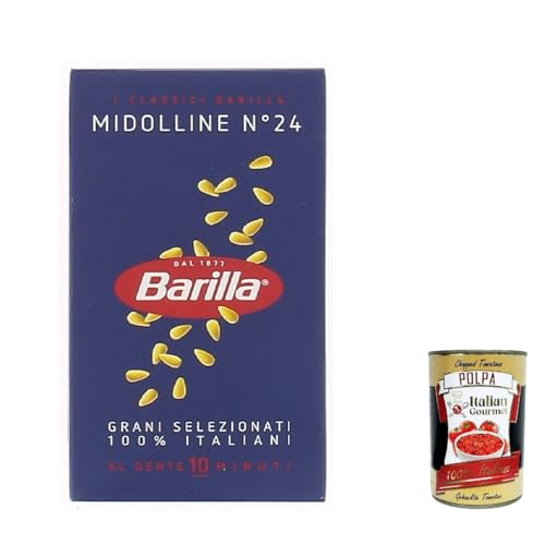 5x Pasta Midolline nr. 24, 100% italienisch Nudeln 500 g pack + Italian Gourmet polpa 400g 5x Pasta Midolline nr. 24, 100% italienisch Nudeln 500 g pack + Italian Gourmet polpa 400g von Italian Gourmet E.R.