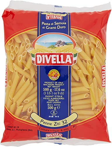 5x Pasta Divella 100% Italienisch N° 32 Penne Ziti 500g 5x Pasta Divella 100% Italienisch N° 32 Penne Ziti 500g von Italian Gourmet E.R.