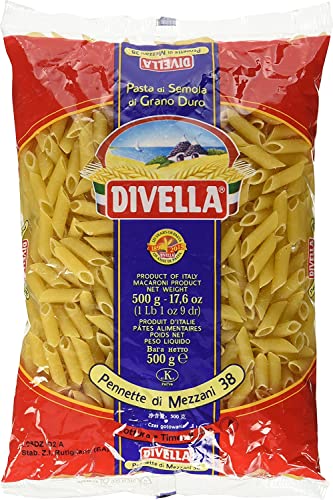 5x Pasta Divella 100% Italienisch N°38 Pennette di Mezzani 500g von Italian Gourmet E.R.