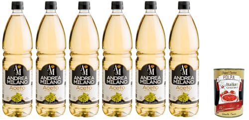 6x ANDREA MILANO Weißweinessig 1lt+ Italian Gourmet polpa 400g 6x ANDREA MILANO Weißweinessig 1lt+ Italian Gourmet polpa 400g von Italian Gourmet E.R.