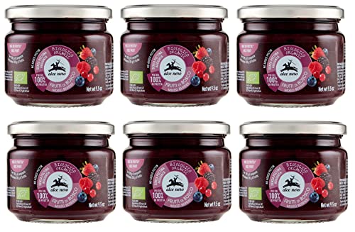 6x Alce Nero Composta di Frutti di Bosco Biologica Bio Kompott von Beeren mit Bio-Erdbeeren, Brombeeren, Heidelbeeren, roten Johannisbeeren und Himbeeren 270g 6x Alce Nero Composta di Frutti di Bosco Biologica Bio Kompott von Beeren mit Bio-Erdbeeren, Brombeeren, Heidelbeeren, roten Johannisbeeren und Himbeeren 270g von Italian Gourmet E.R.