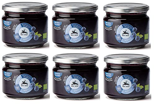 6x Alce Nero Composta di Mirtilli Biologica Bio Blaubeerkompott mit Bio-Blaubeeren 270g 6x Alce Nero Composta di Mirtilli Biologica Bio Blaubeerkompott mit Bio-Blaubeeren 270g von Italian Gourmet E.R.