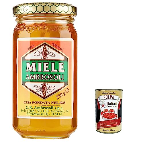 6x Ambrosoli - Miscela Di Miele Di Fiori MILLEFIORI, Millefiori Blumenhonig -Mischung 250 G + Italian Gourmet polpa 400g 6x Ambrosoli - Miscela Di Miele Di Fiori MILLEFIORI, Millefiori Blumenhonig -Mischung 250 G + Italian Gourmet polpa 400g von Italian Gourmet E.R.