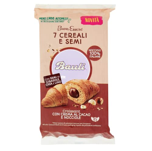 6x Bauli CROISSANT Buonessere 7 Getreide und Samen Kakao- und Haselnusscreme Kuchen 270g + Italian Gourmet Polpa 400g 6x Bauli CROISSANT Buonessere 7 Getreide und Samen Kakao- und Haselnusscreme Kuchen 270g + Italian Gourmet Polpa 400g von Italian Gourmet E.R.