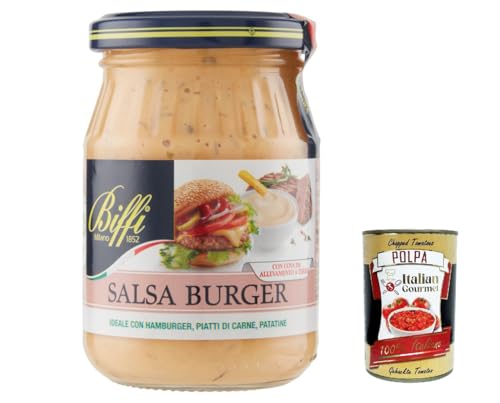 6x Biffi salsa Burger, Sauce mit Mayonnaise, Senf, Zwiebeln 180g + Italian Gourmet polpa 400g 6x Biffi salsa Burger, Sauce mit Mayonnaise, Senf, Zwiebeln 180g + Italian Gourmet polpa 400g von Italian Gourmet E.R.