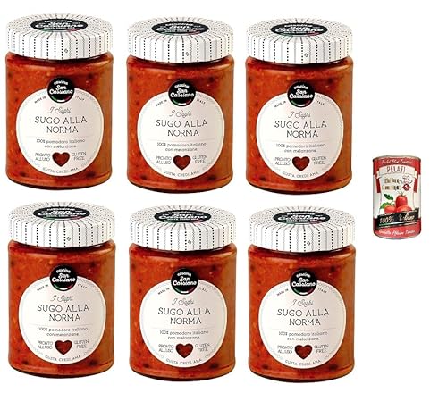 6x CASCINA SAN CASSIANO Sugo alla norma 290 gr + Italian Gourmet pelati 400gr 6x CASCINA SAN CASSIANO Sugo alla norma 290 gr + Italian Gourmet pelati 400gr von Italian Gourmet E.R.