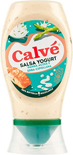 6x Calvè Salsa Yogurt, con panna acida ed erba cipollina Joghurtsauce, mit Sauerrahm und Schnittlauch 240ml 6x Calvè Salsa Yogurt, con panna acida ed erba cipollina Joghurtsauce, mit Sauerrahm und Schnittlauch 240ml von Italian Gourmet E.R.