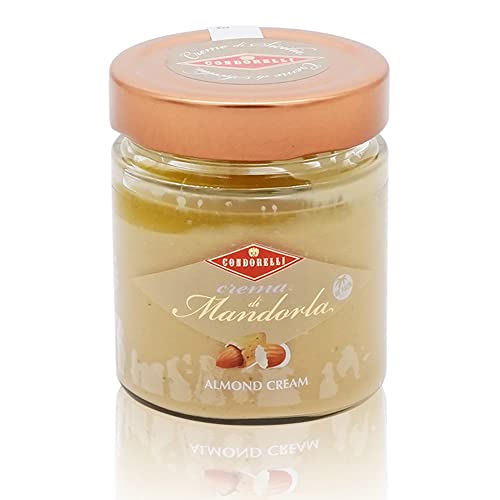 6x Condorelli crema spalmabile alle mandorle Streichcreme mit Mandeln190g von Italian Gourmet E.R.