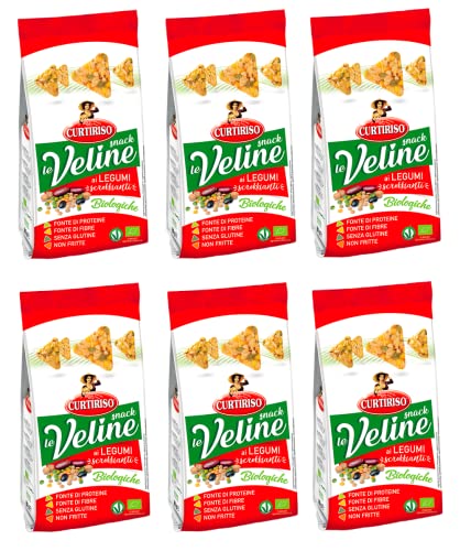 6x Curtiriso Le Veline Snack ai Legumi Scrokkinati Biologico Bio-Snacks mit Hülsenfrüchten 80g 6x Curtiriso Le Veline Snack ai Legumi Scrokkinati Biologico Bio-Snacks mit Hülsenfrüchten 80g von Italian Gourmet E.R.
