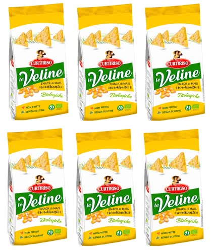 6x Curtiriso Le Veline Snack di Mais Scrokkinati Biologico Bio-Mais-Snacks 100g 6x Curtiriso Le Veline Snack di Mais Scrokkinati Biologico Bio-Mais-Snacks 100g von Italian Gourmet E.R.