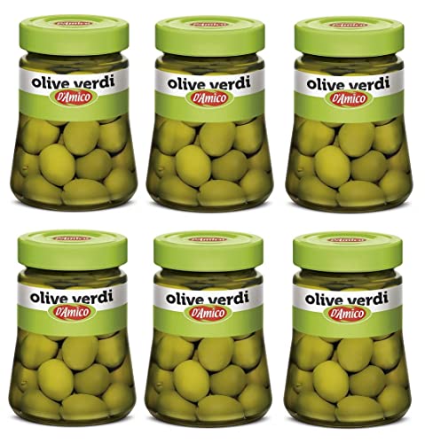 6x D'Amico Olive Verdi in Salamoia Grüne Oliven in Salzlake 300g 6x D'Amico Olive Verdi in Salamoia Grüne Oliven in Salzlake 300g von Italian Gourmet E.R.