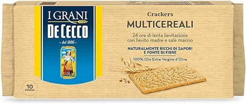 6x De Cecco crackers Multicereali die Körner Cracker mit Multi -Müsli 250 g + Italian Gourmet polpa 400g von Italian Gourmet E.R.