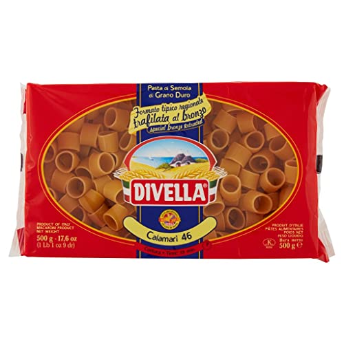 6x Divella Calamari 46 Hartweizengrieß Pasta Italienische Nudeln 500g Packung + Italian Gourmet Polpa di Pomodoro 400g Dose 6x Divella Calamari 46 Hartweizengrieß Pasta Italienische Nudeln 500g Packung + Italian Gourmet Polpa di Pomodoro 400g Dose von Italian Gourmet E.R.