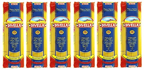 6x Divella Vermicellini n°10 Hartweizengrieß Pasta Italienische Nudeln 500g Packung + Italian Gourmet Polpa di Pomodoro 400g Dose 6x Divella Vermicellini n°10 Hartweizengrieß Pasta Italienische Nudeln 500g Packung + Italian Gourmet Polpa di Pomodoro 400g Dose von Italian Gourmet E.R.