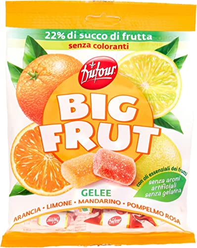 6x Dufour Big Frut Agrumi Zitrusbonbons 150g von Italian Gourmet E.R.