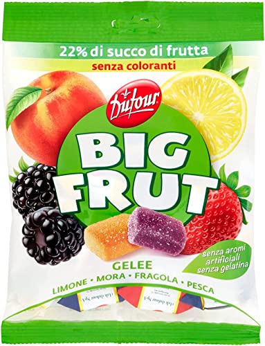 6x Dufour Bonbons Big Frut Mediterrane Früchte, Zitrone, Brombeere, Erdbeeren und Pfirsiche 150g 6x Dufour Bonbons Big Frut Mediterrane Früchte, Zitrone, Brombeere, Erdbeeren und Pfirsiche 150g von Italian Gourmet E.R.