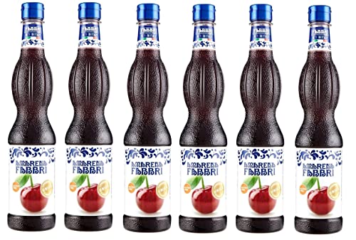 6x Fabbri Sciroppo di Amarena Syrup Schwarzkirsche Sirup Ideal für Cocktails und Getränke Alkoholfreie Getränke PET 560ml 6x Fabbri Sciroppo di Amarena Syrup Schwarzkirsche Sirup Ideal für Cocktails und Getränke Alkoholfreie Getränke PET 560ml von Italian Gourmet E.R.