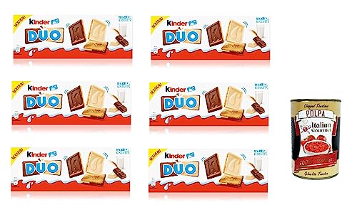 6x Ferrero Special Kinder Duo Keks mit Milch und weißer Schokolade überzogen 150 g + Italian gourmet polpa 400g 6x Ferrero Special Kinder Duo Keks mit Milch und weißer Schokolade überzogen 150 g + Italian gourmet polpa 400g von Italian Gourmet E.R.