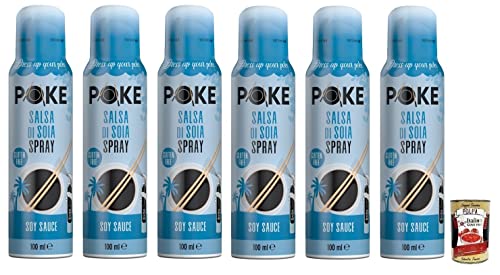 6x Fratelli Mantova Salsa di Soia Spray,Sojasauce für Poke,Glutenfrei 100ml + Italian Gourmet Polpa di Pomodoro 400g Dose 6x Fratelli Mantova Salsa di Soia Spray,Sojasauce für Poke,Glutenfrei 100ml + Italian Gourmet Polpa di Pomodoro 400g Dose von Italian Gourmet E.R.