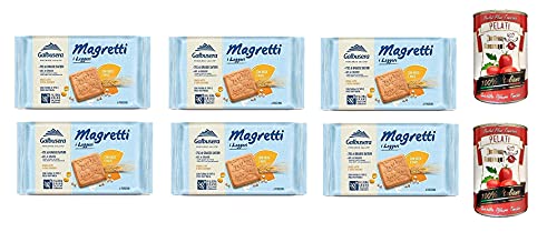 6x Galbusera Magretti Kekse mit Malz und Gerste 350g kuchen biscuits cookies + Italian Gourmet 100% italienische geschälte Tomaten dosen 2x 400g 6x Galbusera Magretti Kekse mit Malz und Gerste 350g kuchen biscuits cookies + Italian Gourmet 100% italienische geschälte Tomaten dosen 2x 400g von Italian Gourmet E.R.